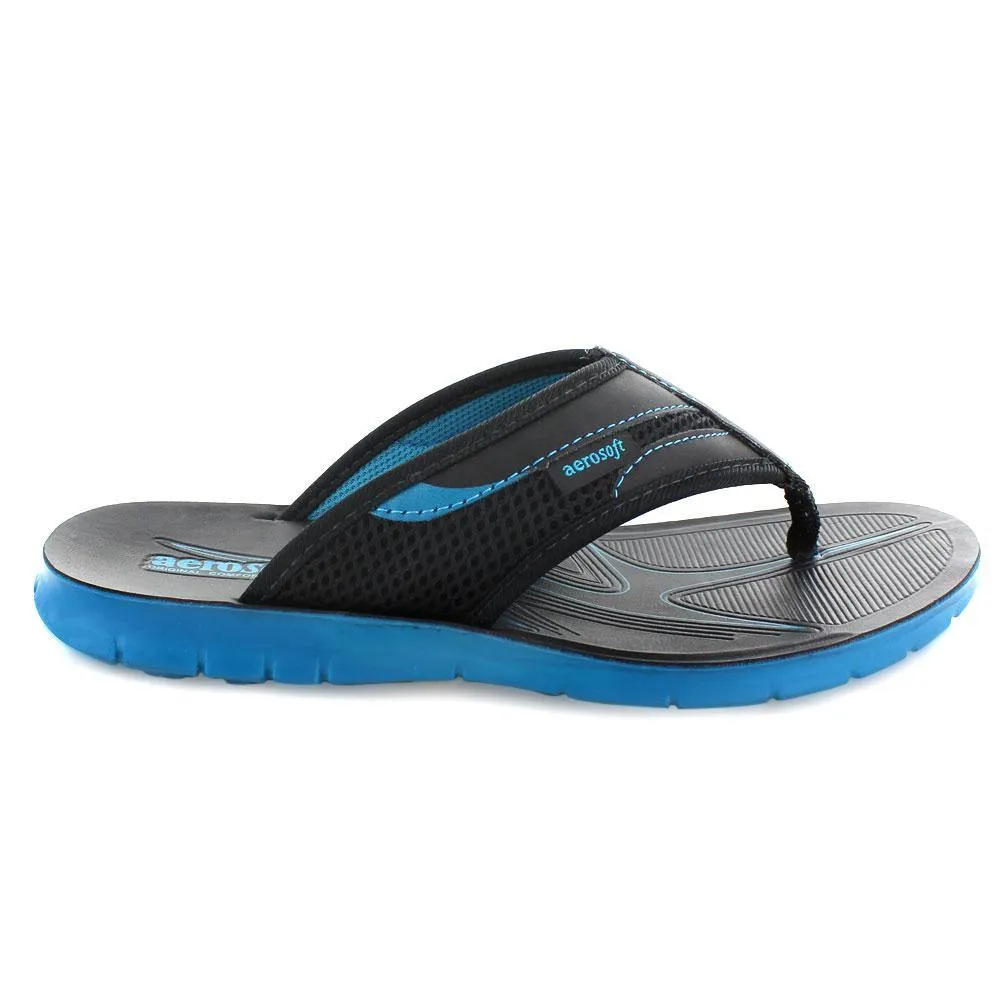 Aerosoft - Hospet P2902 Premium Comfort Toe Post Casual Summer Flip Flops For Men