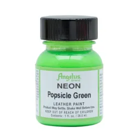 ANGELUS Leather Paint 1oz - Neon Popsicle Green