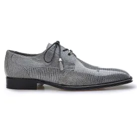 Belvedere Karmelo in Gray Genuine Lizard Oxfords