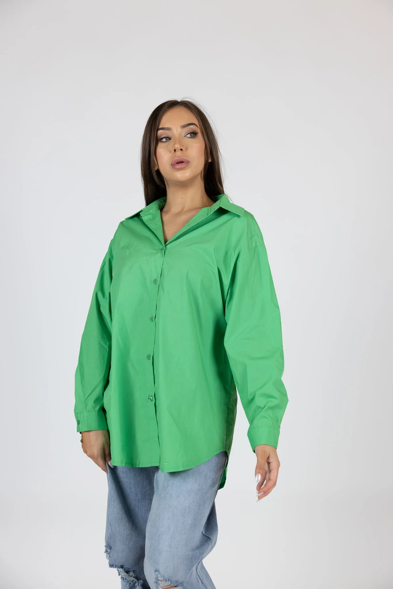 Clotilda Basic Cotton Shirt