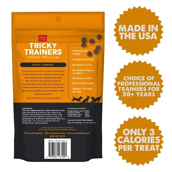 Cloud Star Tricky Trainers with Cheddar Soft & Chewy Dog Treats