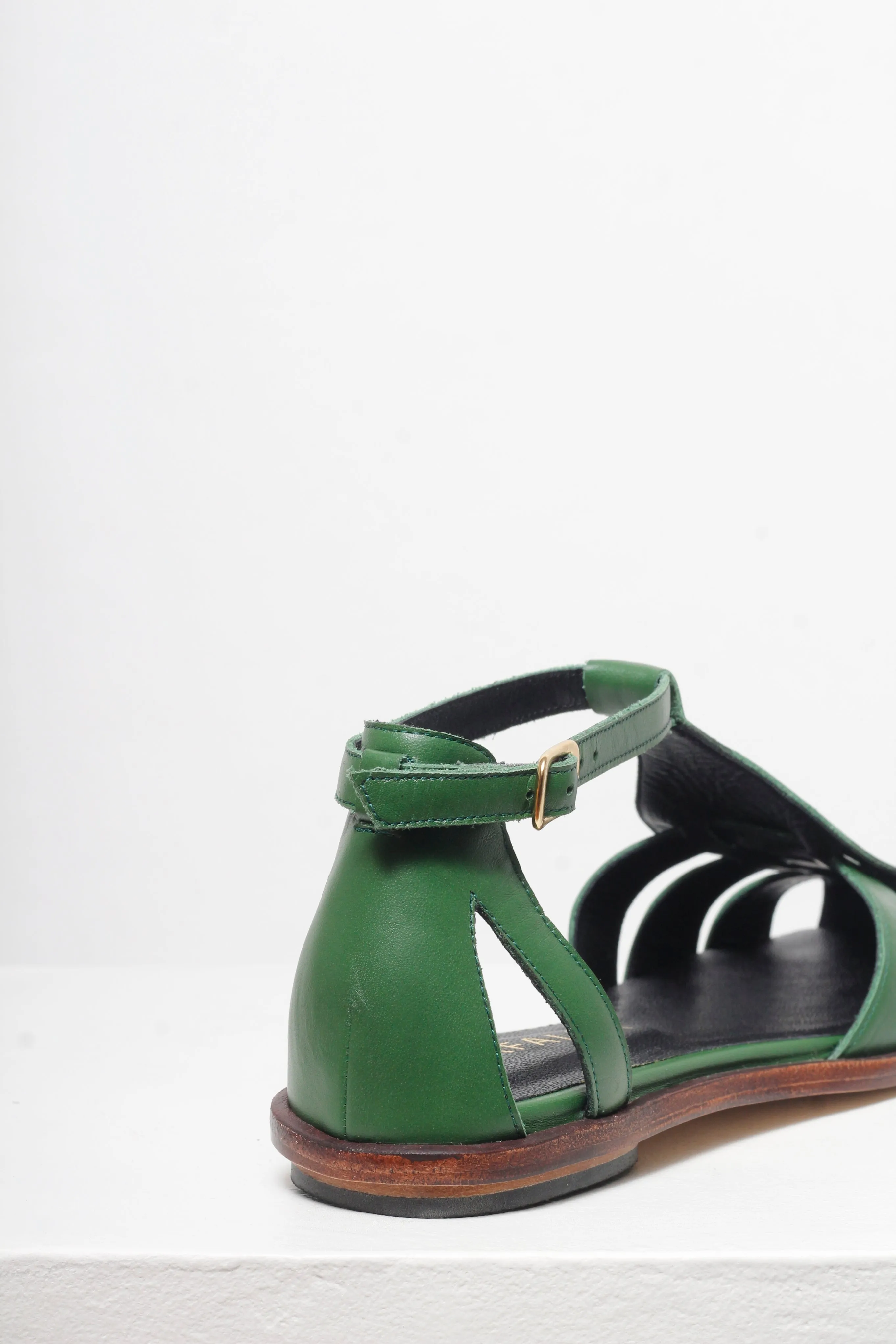 Ida Green Fisherman Sandals