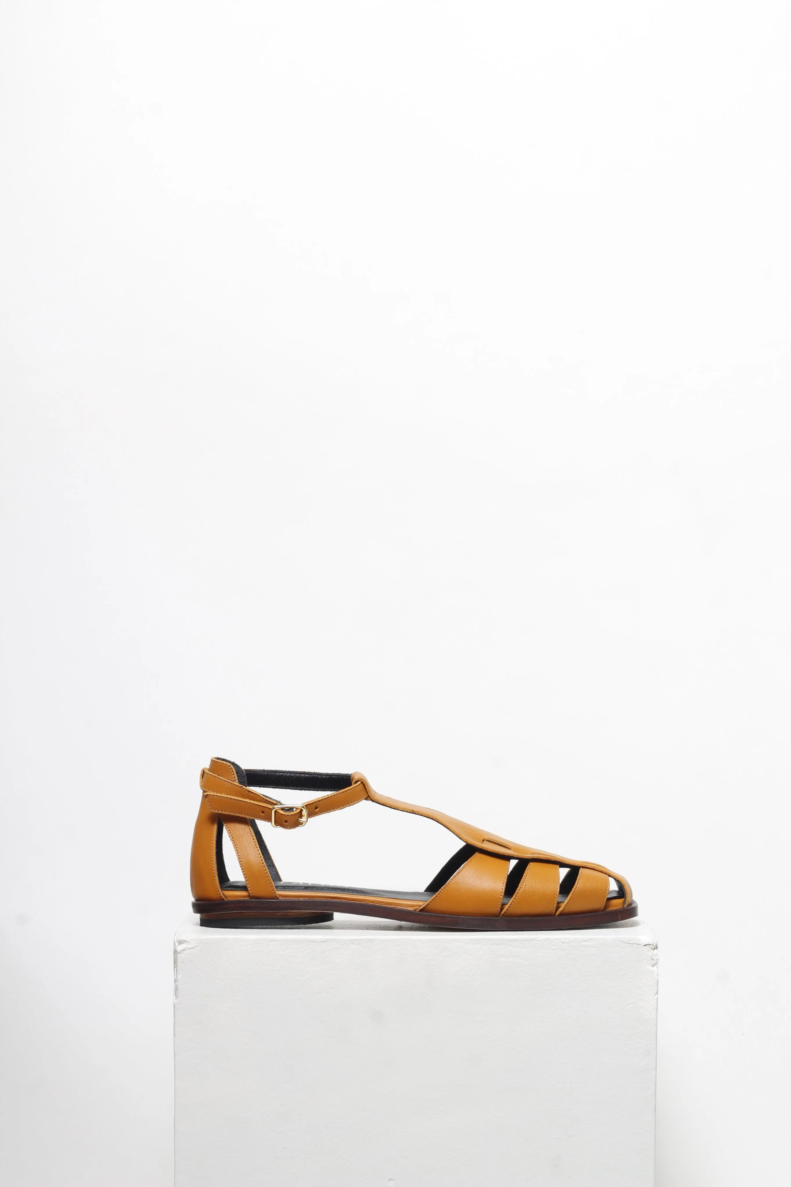 Ida Saffron Yellow Fisherman Sandals