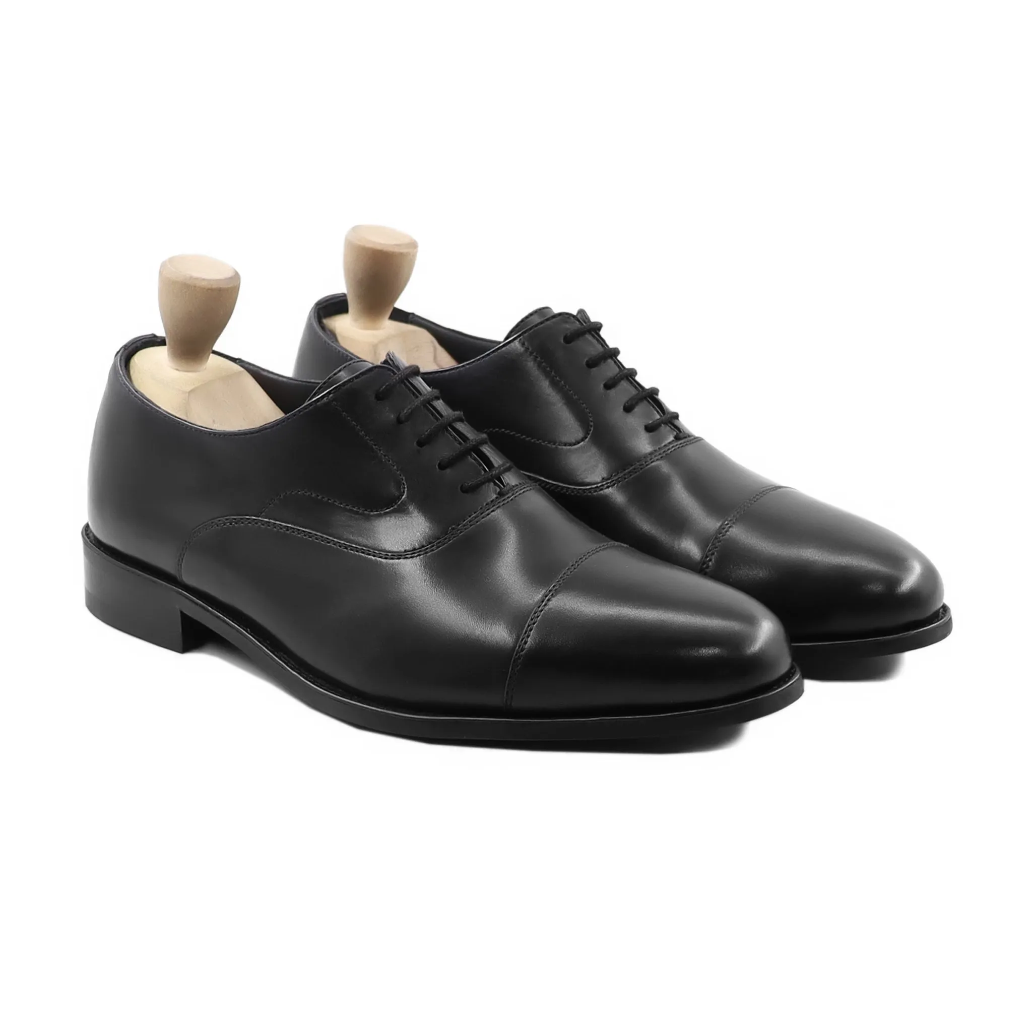 Itsuki - Men's Black Calf Leather Oxford Shoe