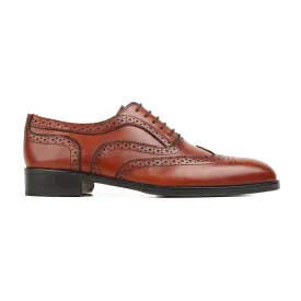 Kassel - Men's Orange Tan Calf Leather Oxford Shoe