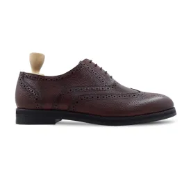 Koji - Men's Oxblood Pebble Grain Leather Oxford Shoe