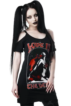 Love Devil Distress Top