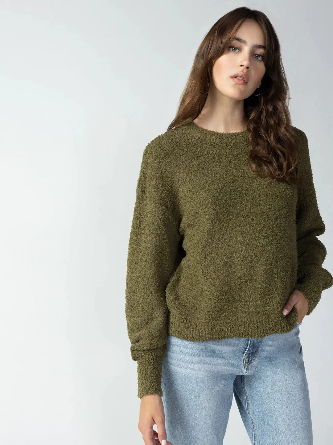 Plush Volume Sleeve Sweater