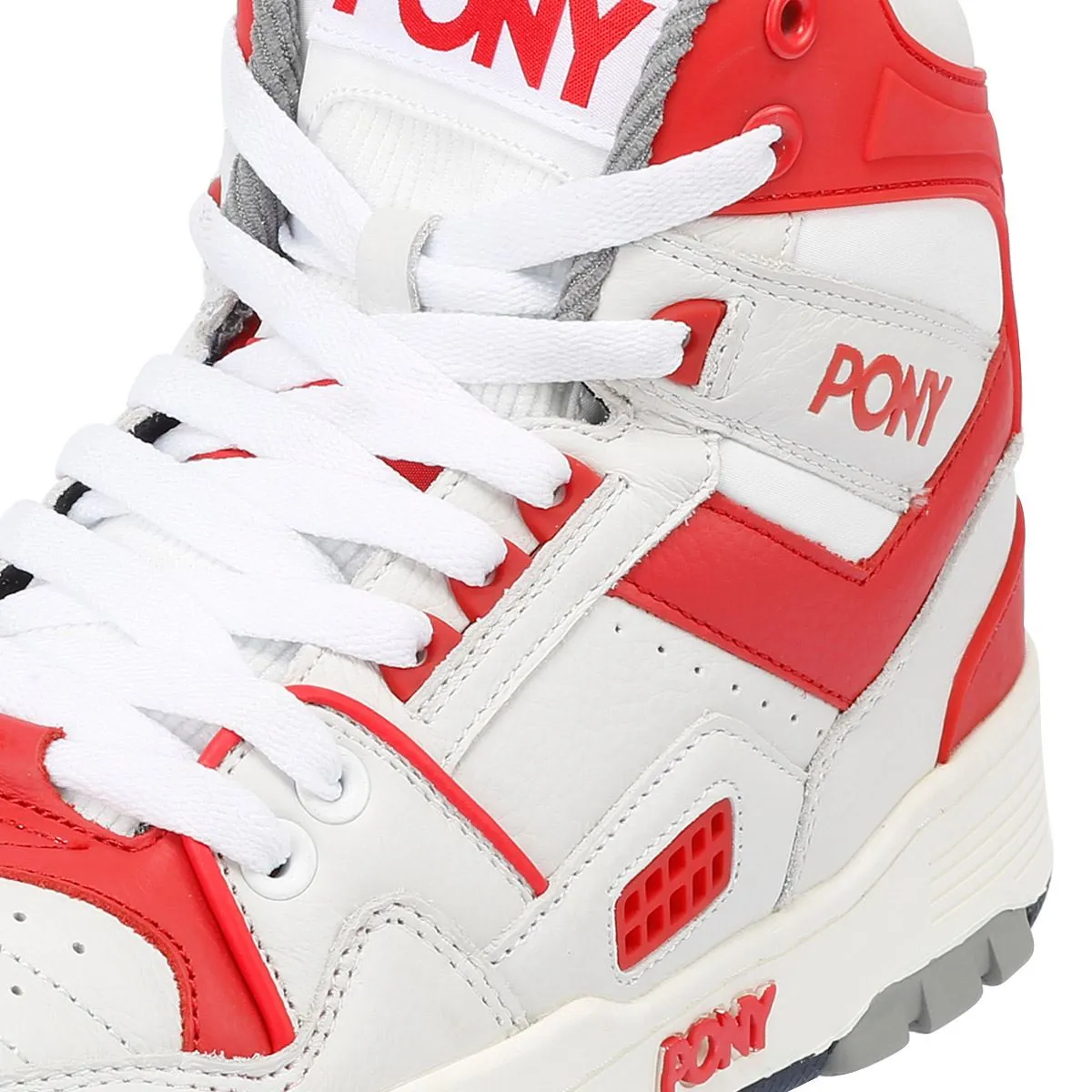 Pony M_100 White/Red Trainers