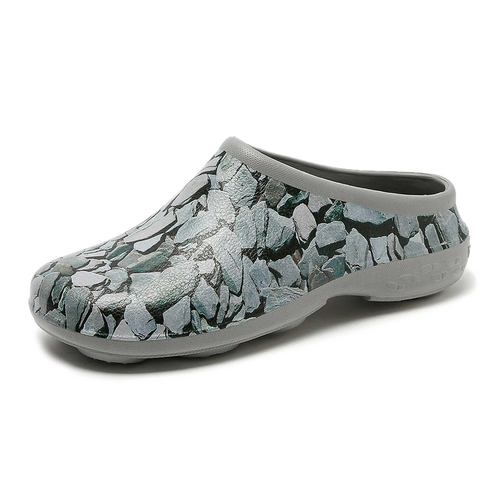 Slate Chunky Tread Classic Men's Clogs