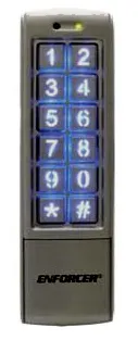 Stand-Alone Mullion-Style Weatherproof Keypad JSK-2323-SDQ