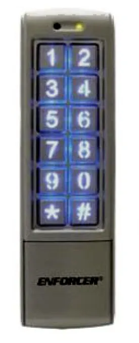 Stand-Alone Mullion-Style Weatherproof Keypad JSK-2323-SDQ