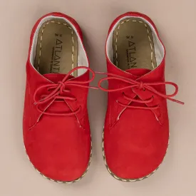 Women's Red Oxfords